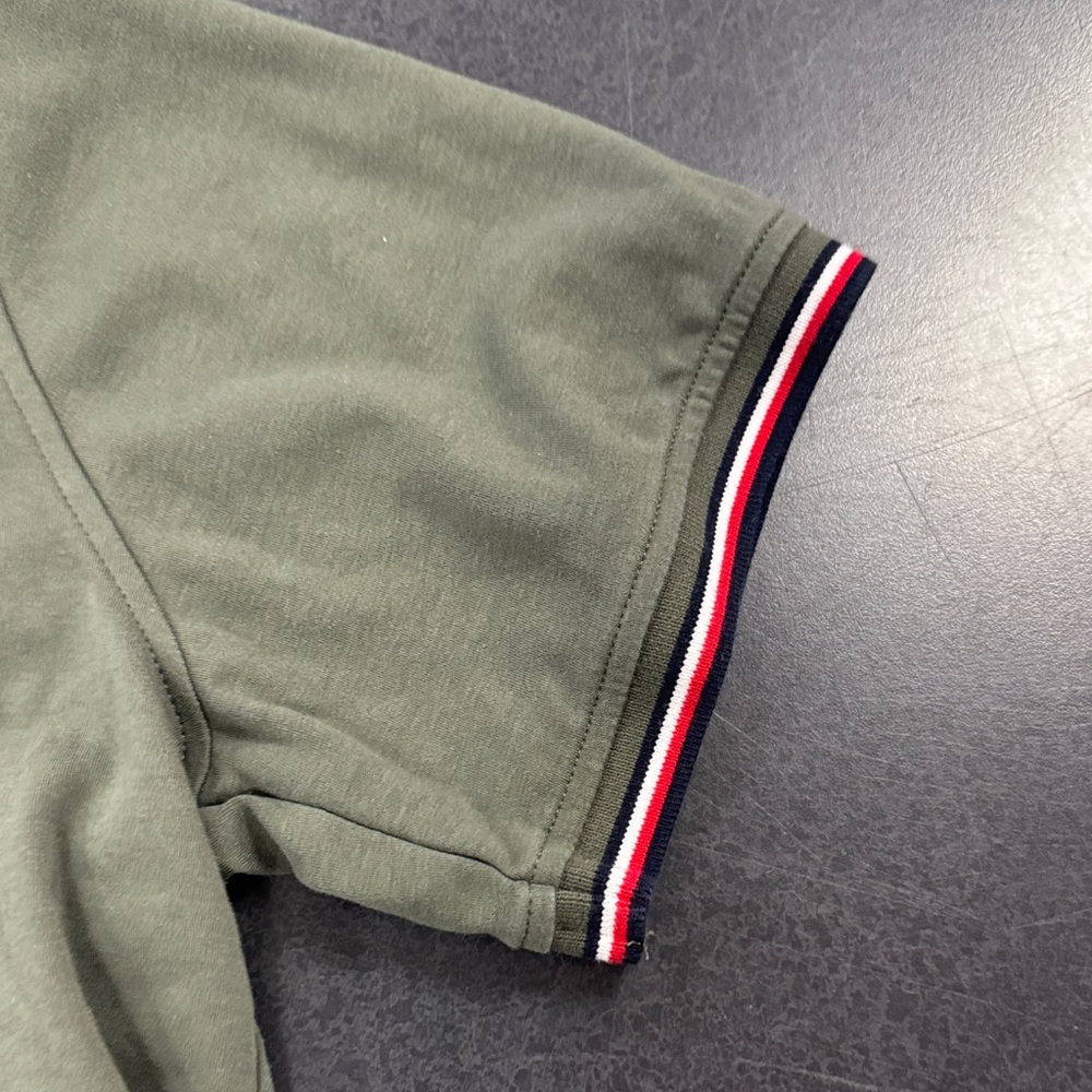 Tommy Hilfiger Olive Green Casual Button Down Shirt - Picture 3 of 6